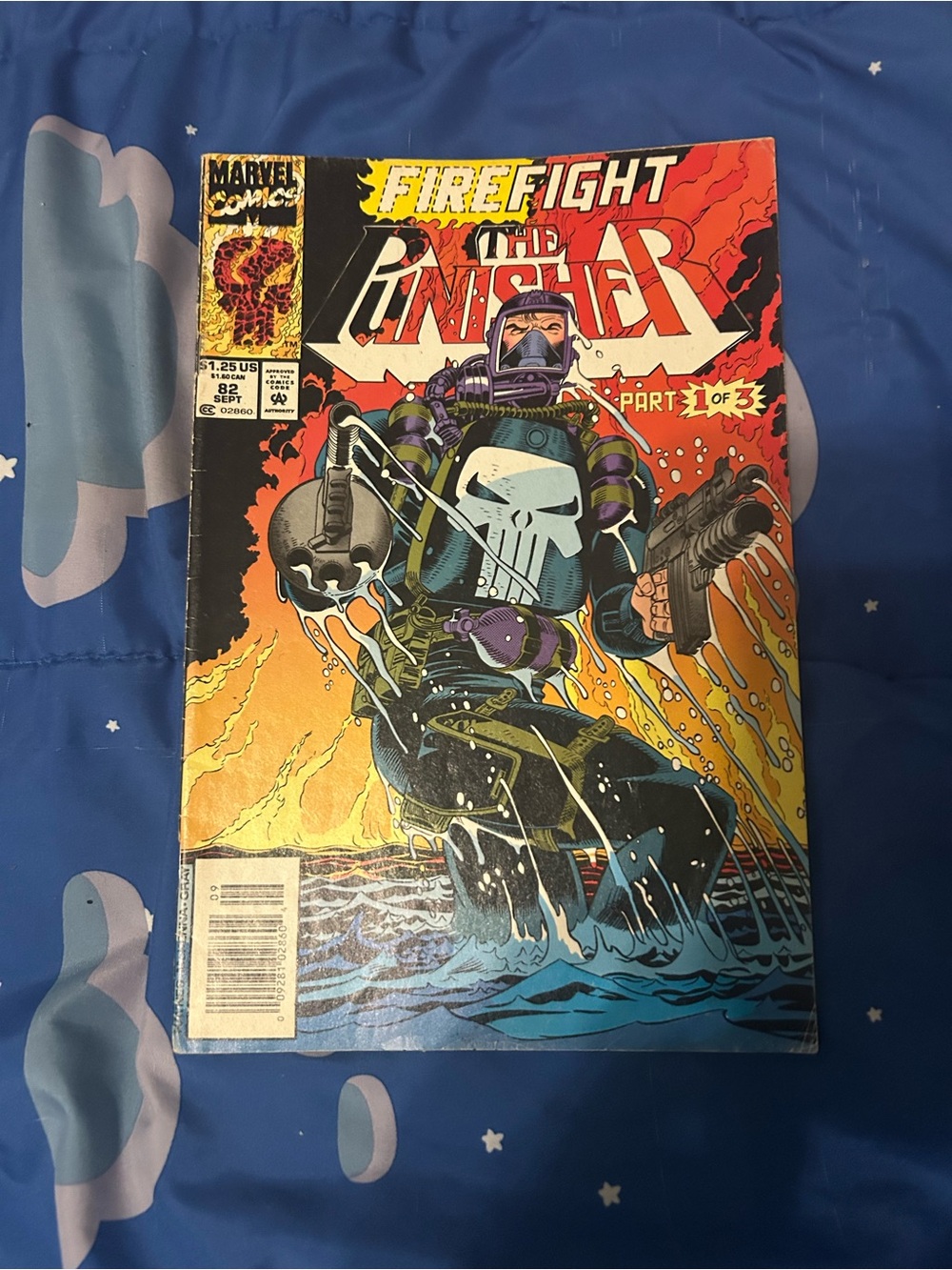 Marvel Comics The Punisher #82 Firefight Part One 1992 Comic Book Abnett Lanning